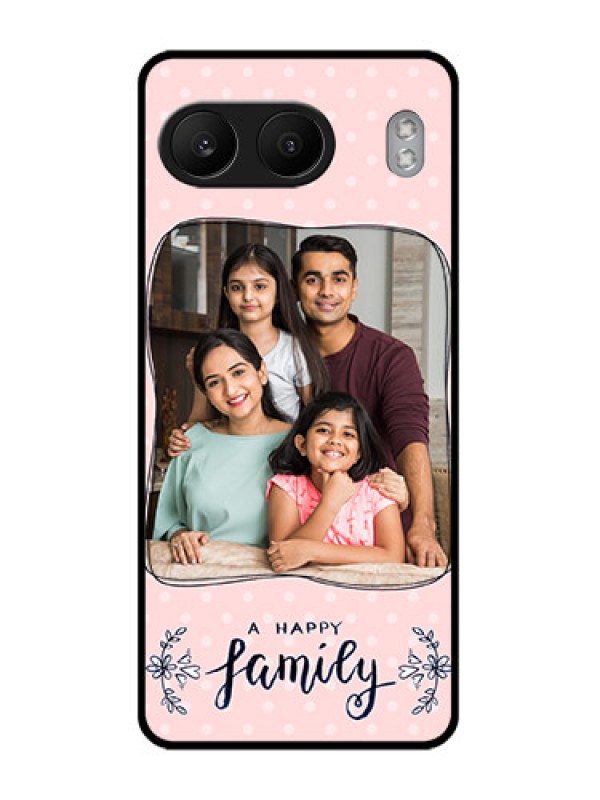Custom OnePlus Nord 4 5G Custom Glass Phone CaseFamily With Dots Design