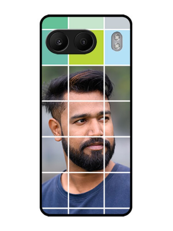 Custom OnePlus Nord 4 5G Custom Glass Phone CaseWith White Box Pattern