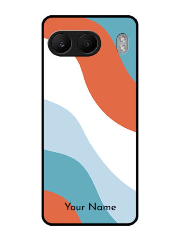 Custom OnePlus Nord 4 5G Custom Glass Phone CaseColoured Waves Design