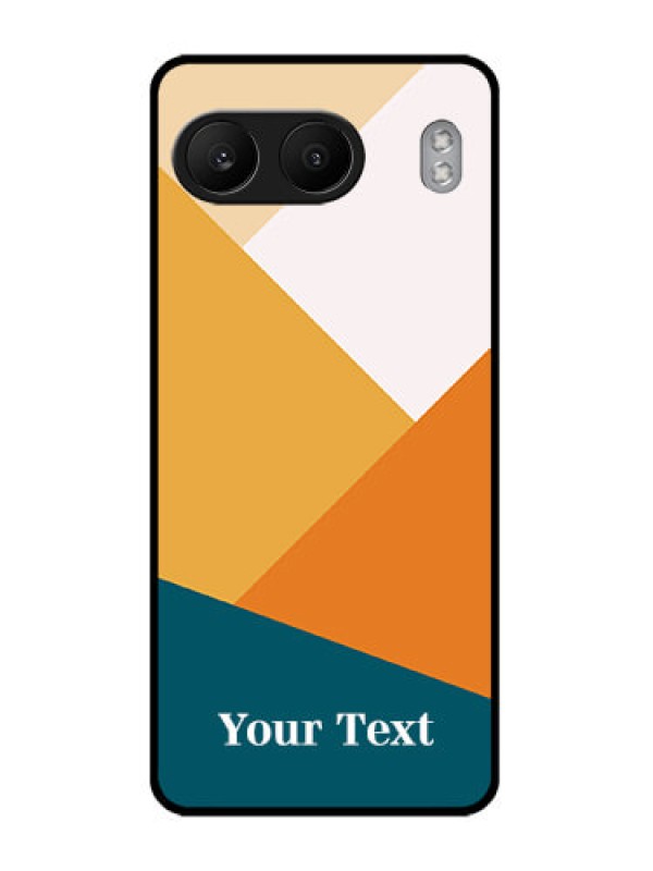 Custom OnePlus Nord 4 5G Custom Glass Phone CaseStacked Multi - Colour Design