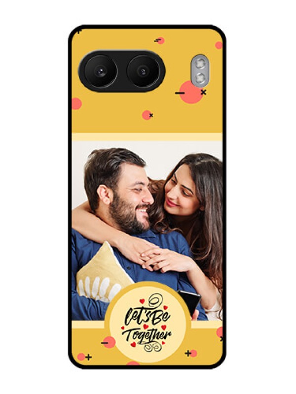 Custom OnePlus Nord 4 5G Custom Glass Phone CaseLets Be Together Design