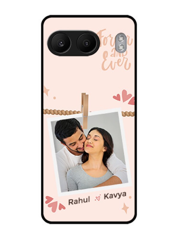 Custom OnePlus Nord 4 5G Custom Glass Phone CaseForever And Ever Love Design