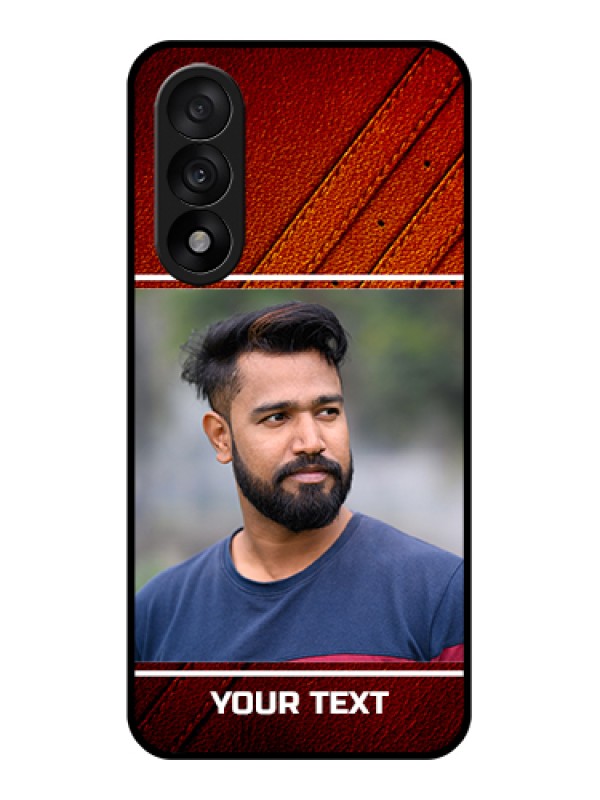 Custom OnePlus Nord 5 5G Custom Glass Phone Case - Leather Phone Case Design