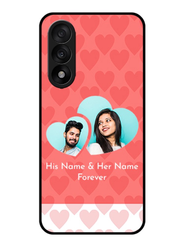 Custom OnePlus Nord 5 5G Custom Glass Phone Case - Couple Pic Upload Design
