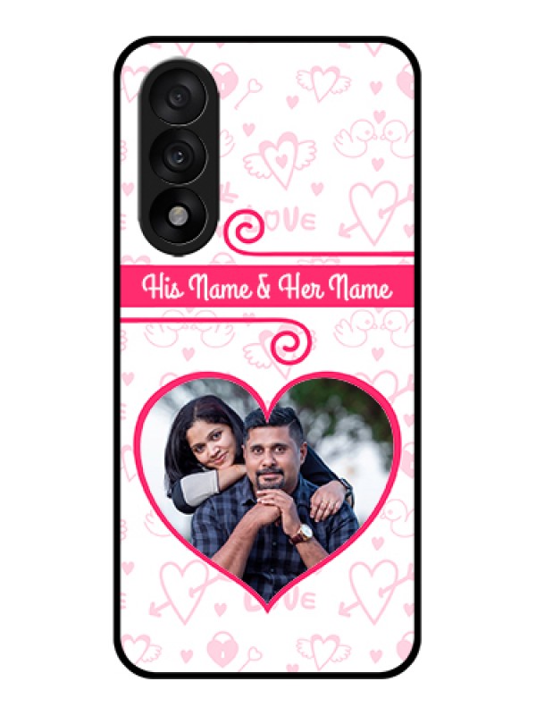Custom OnePlus Nord 5 5G Custom Glass Phone Case - Heart Shape Love Design