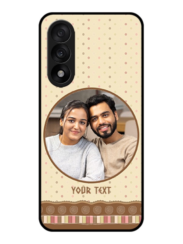 Custom OnePlus Nord 5 5G Custom Glass Phone Case - Brown Dotted Mobile Case Design
