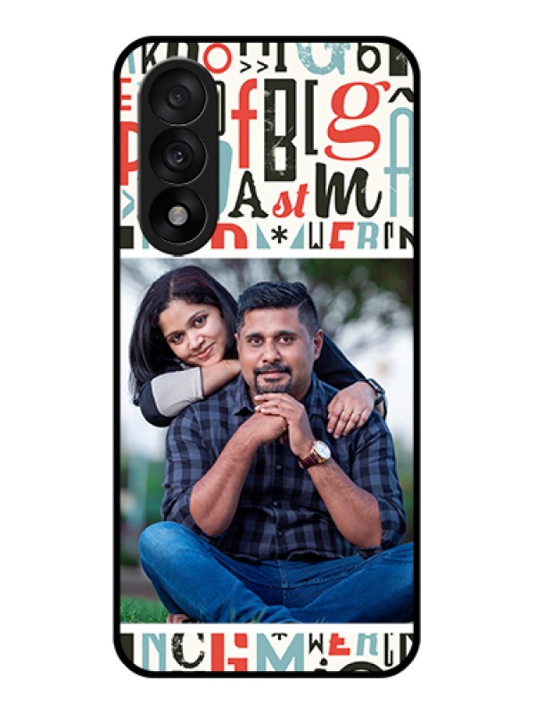 Custom OnePlus Nord 5 5G Custom Glass Phone Case - Alphabet Design