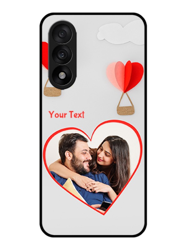 Custom OnePlus Nord 5 5G Custom Glass Phone Case - Parachute Love Design