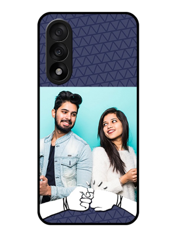 Custom OnePlus Nord 5 5G Custom Glass Phone Case - With Best Friends Design