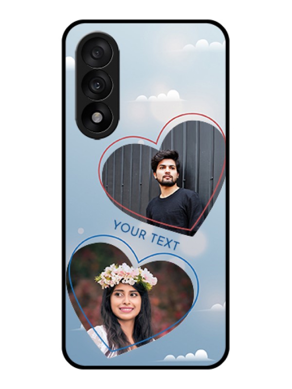 Custom OnePlus Nord 5 5G Custom Glass Phone Case - Blue Color Couple Design