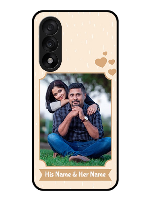 Custom OnePlus Nord 5 5G Custom Glass Phone Case - With Confetti Love Design