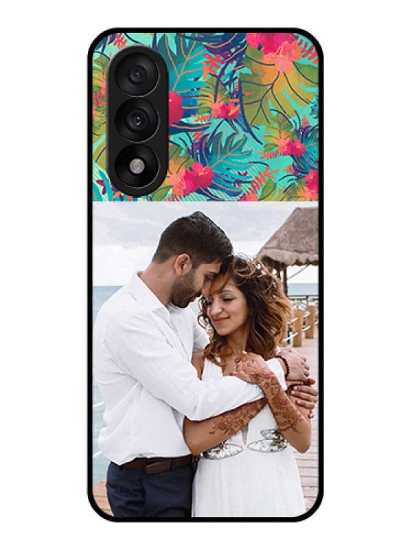 Custom OnePlus Nord 5 5G Custom Glass Phone Case - Watercolor Floral Design