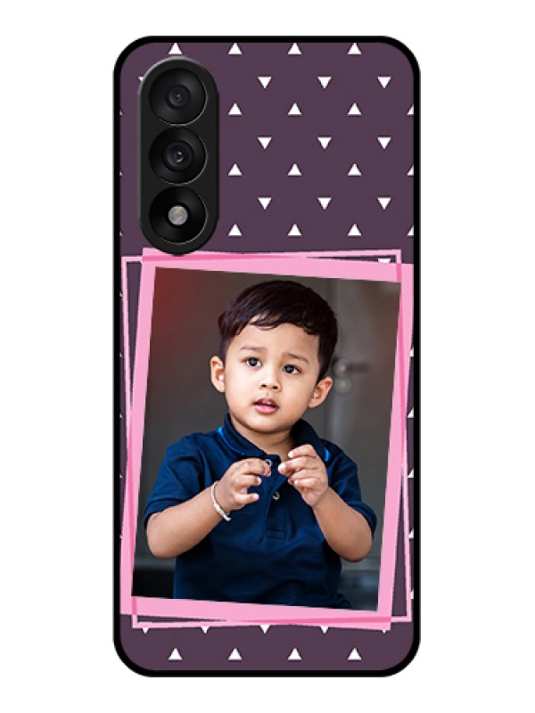 Custom OnePlus Nord 5 5G Custom Glass Phone Case - Triangle Pattern Dotted Design