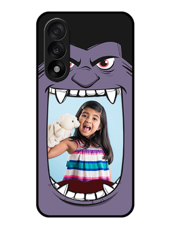 Custom OnePlus Nord 5 5G Custom Glass Phone Case - Angry Monster Design