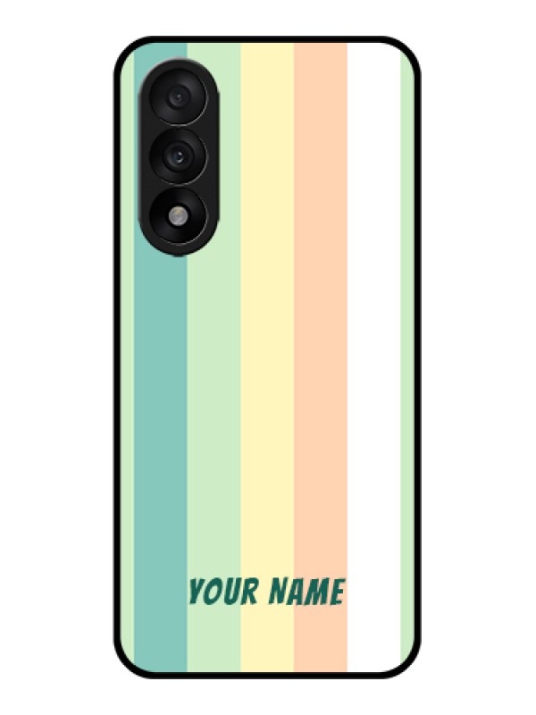 Custom OnePlus Nord 5 5G Custom Glass Phone Case - Multi - Colour Stripes Design