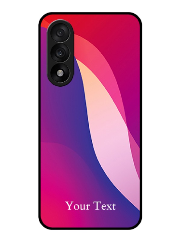 Custom OnePlus Nord 5 5G Custom Glass Phone Case - Digital Abstract Overlap Design