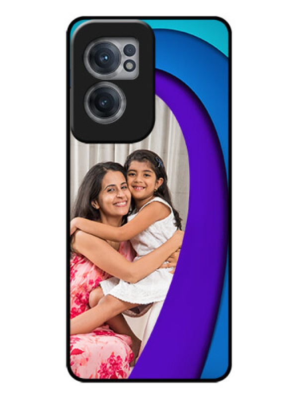 Custom OnePlus Nord CE 2 5G Photo Printing on Glass Case - Simple Pattern Design