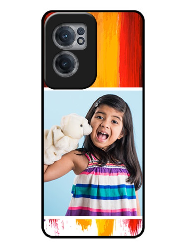 Custom OnePlus Nord CE 2 5G Personalized Glass Phone Case - Multi Color Design