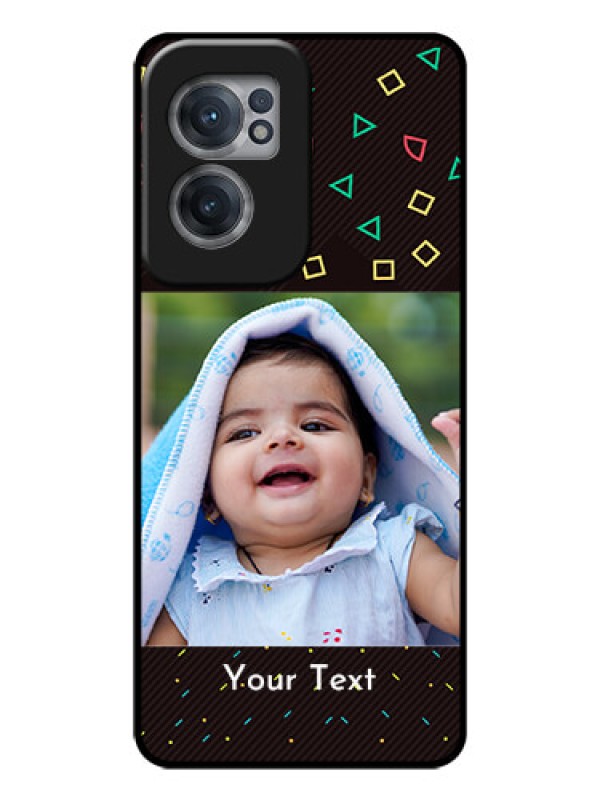 Custom OnePlus Nord CE 2 5G Custom Glass Phone Case - with confetti birthday design