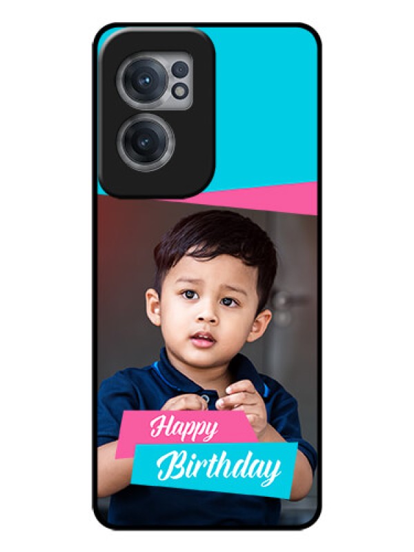 Custom OnePlus Nord CE 2 5G Personalized Glass Phone Case - Image Holder with 2 Color Design