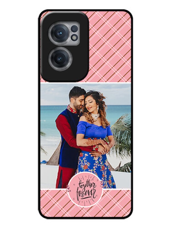 Custom OnePlus Nord CE 2 5G Personalized Glass Phone Case - Together Forever Design