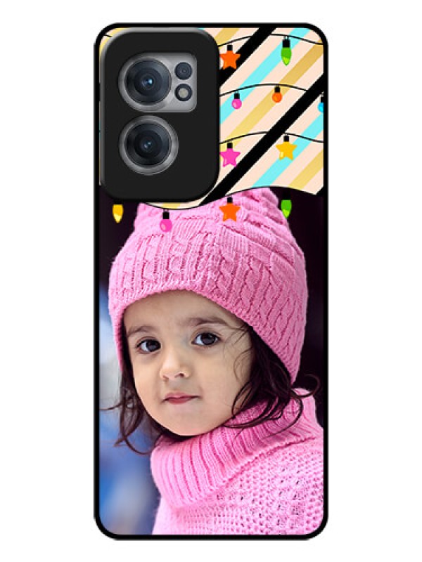 Custom OnePlus Nord CE 2 5G Custom Glass Mobile Case - Lights Hanging Design