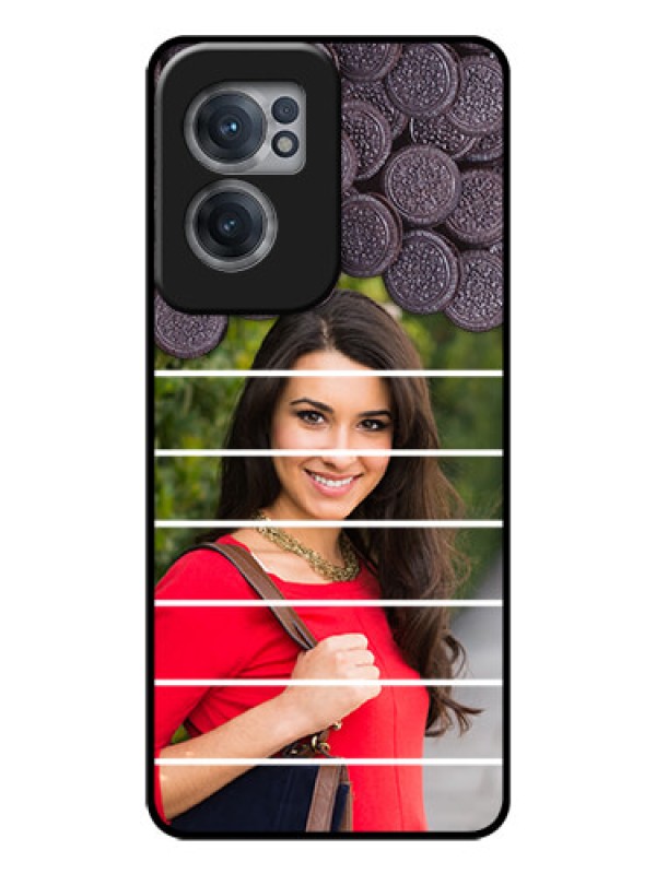 Custom OnePlus Nord CE 2 5G Custom Glass Phone Case - with Oreo Biscuit Design