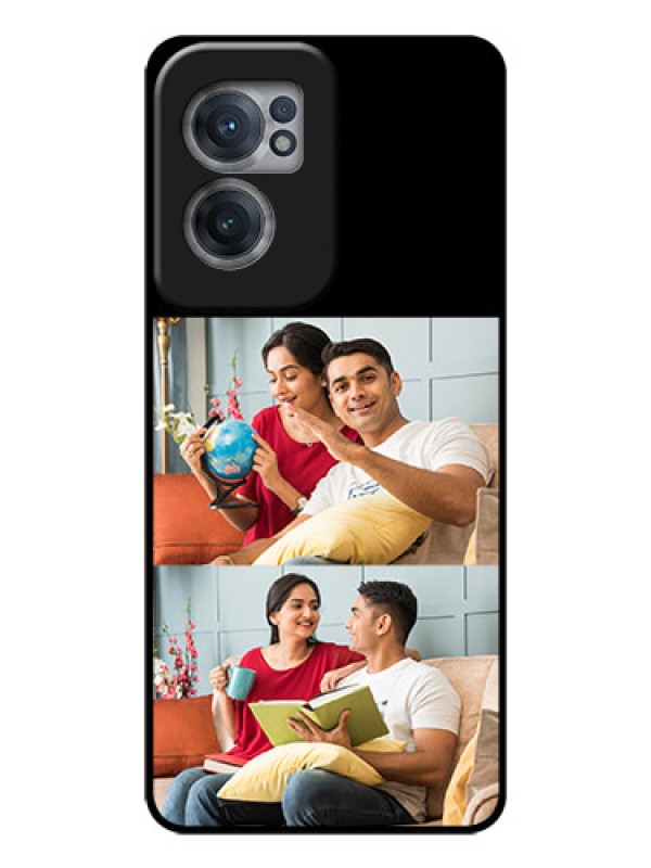 Custom OnePlus Nord CE 2 5G 2 Images on Glass Phone Cover