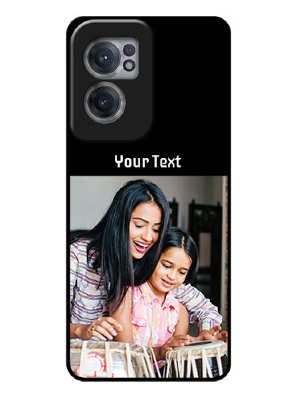 Custom OnePlus Nord CE 2 5G Photo with Name on Glass Phone Case
