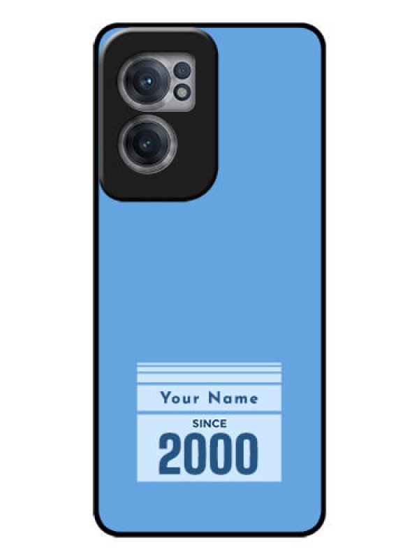 Custom OnePlus Nord CE 2 5G Custom Glass Mobile Case - Custom Year of birth Design
