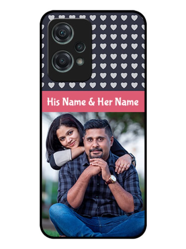 Custom Nord CE 2 Lite 5G Custom Glass Mobile Case - Love Symbols Design