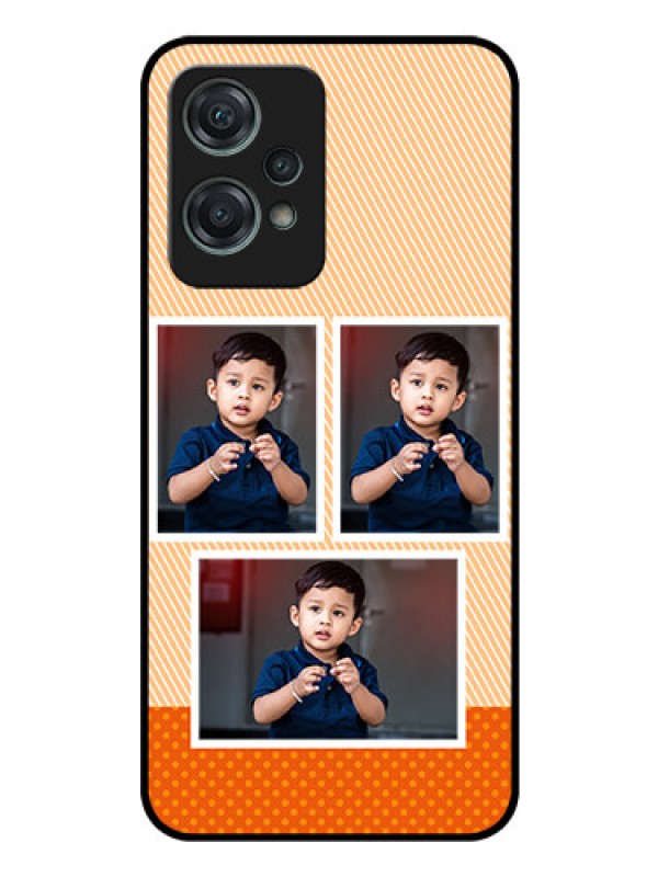 Custom Nord CE 2 Lite 5G Photo Printing on Glass Case - Bulk Photos Upload Design