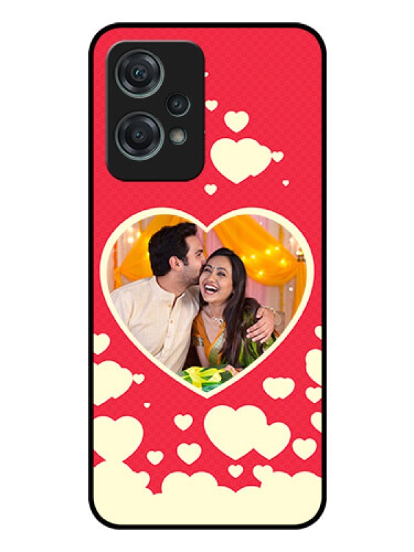 Custom Nord CE 2 Lite 5G Custom Glass Mobile Case - Love Symbols Phone Cover Design