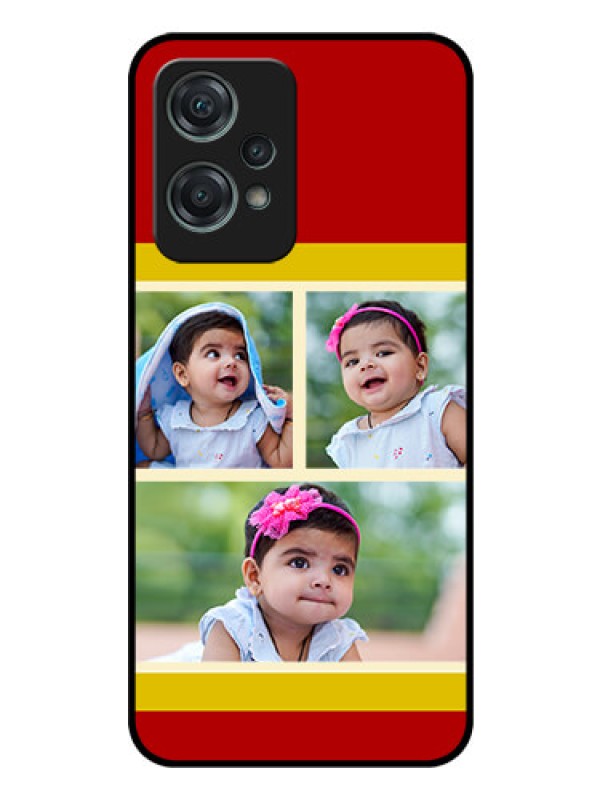 Custom Nord CE 2 Lite 5G Custom Glass Mobile Case - Multiple Pic Upload Design