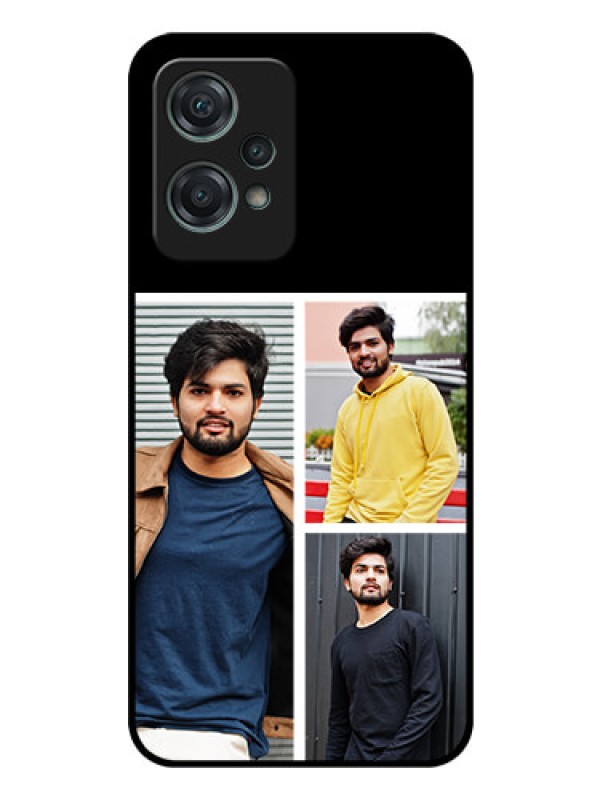 Custom Nord CE 2 Lite 5G Photo Printing on Glass Case - Upload Multiple Picture Design