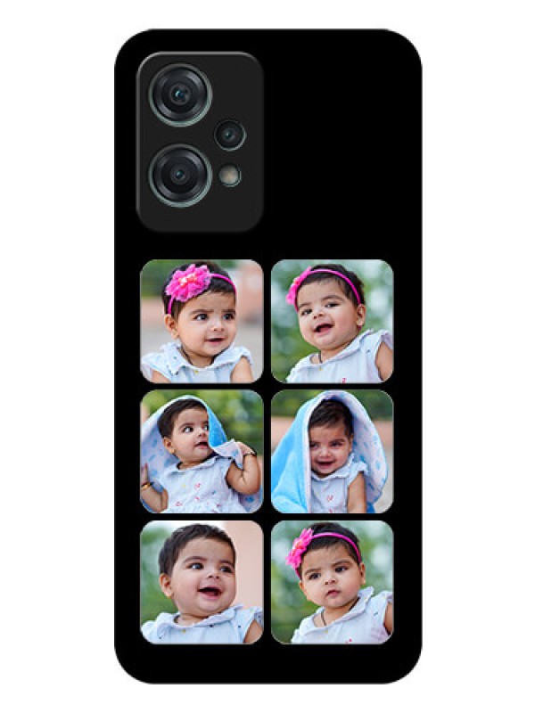 Custom Nord CE 2 Lite 5G Photo Printing on Glass Case - Multiple Pictures Design