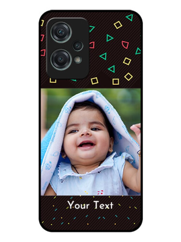 Custom Nord CE 2 Lite 5G Custom Glass Phone Case - with confetti birthday design