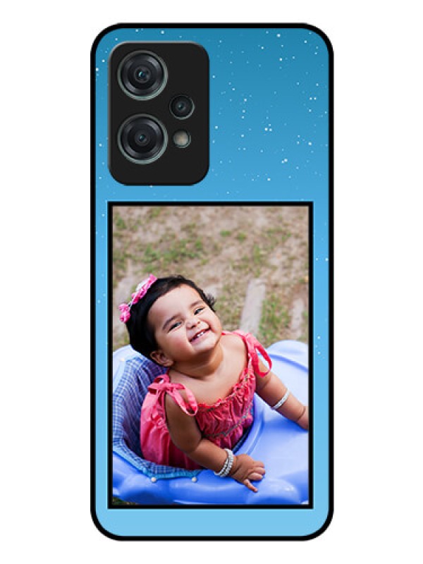 Custom Nord CE 2 Lite 5G Custom Glass Mobile Case - Wave Pattern Colorful Design