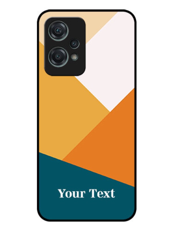 Custom OnePlus Nord CE 2 Lite 5G Personalized Glass Phone Case - Stacked Multi-colour Design