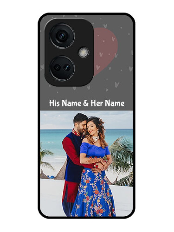 Custom OnePlus Nord CE 3 5G Custom Glass Mobile Case - Buy Love Design with Photo Online