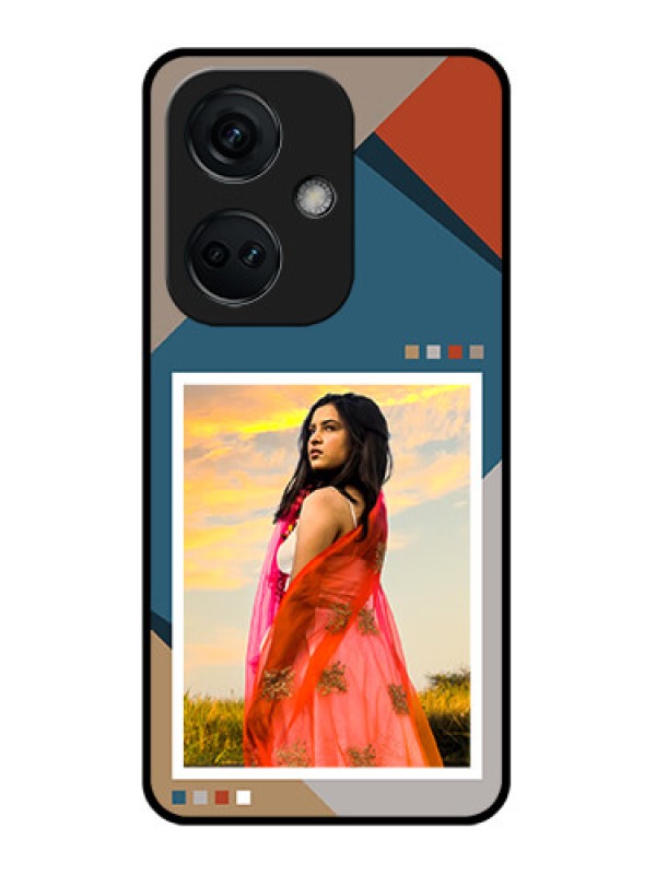 Custom OnePlus Nord CE 3 5G Personalized Glass Phone Case - Retro color pallet Design