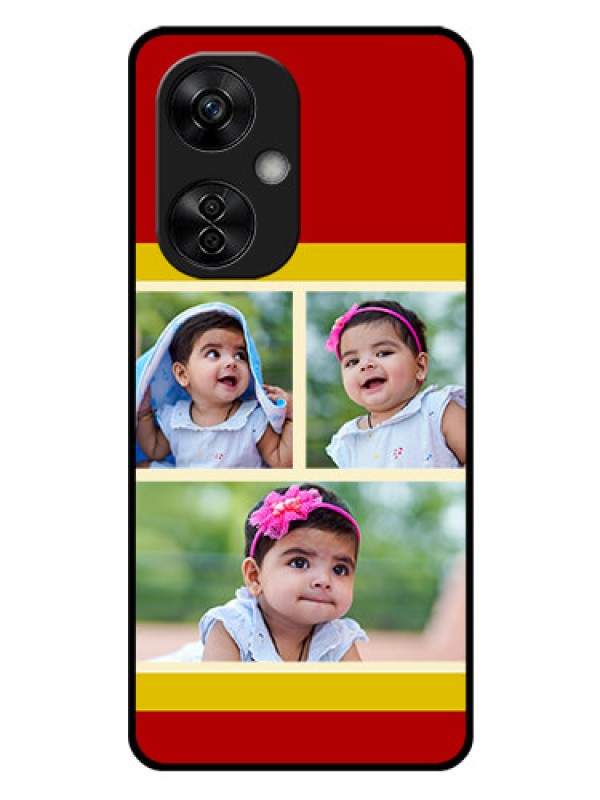 Custom OnePlus Nord CE 3 Lite 5G Custom Glass Mobile Case - Multiple Pic Upload Design