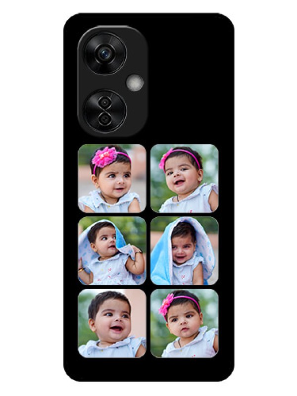 Custom OnePlus Nord CE 3 Lite 5G Photo Printing on Glass Case - Multiple Pictures Design