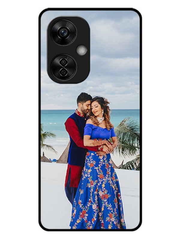 Custom OnePlus Nord CE 3 Lite 5G Photo Printing on Glass Case - Upload Full Picture Design