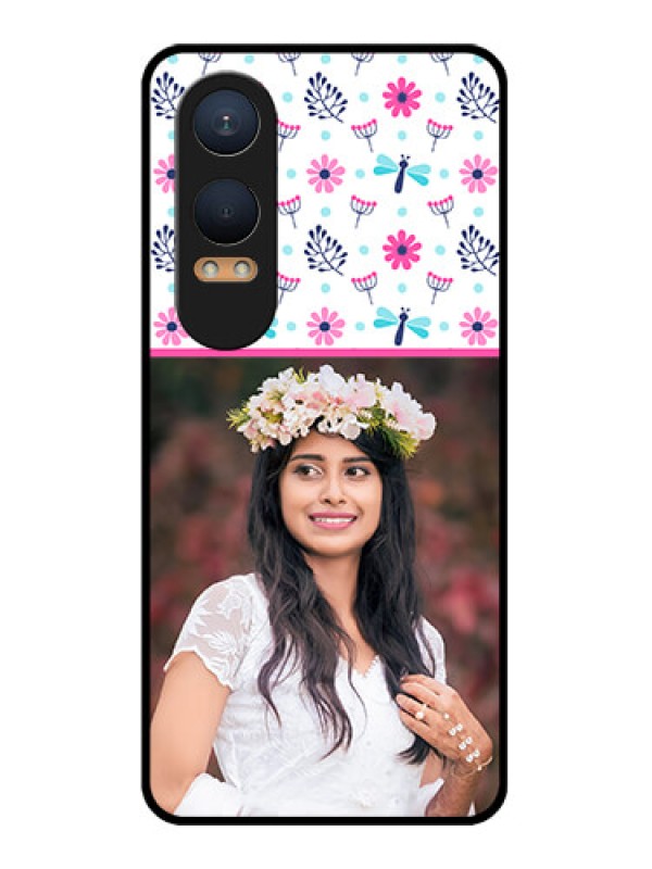 Custom OnePlus Nord Ce 4 Lite 5G Custom Glass Phone CaseColorful Flower Design