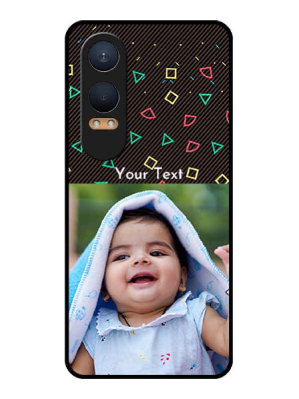 Custom OnePlus Nord Ce 4 Lite 5G Custom Glass Phone CaseWith Confetti Birthday Design