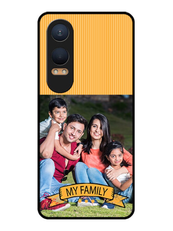 Custom OnePlus Nord Ce 4 Lite 5G Custom Glass Phone CaseMy Family Design