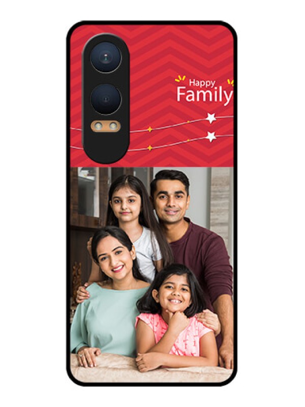 Custom OnePlus Nord Ce 4 Lite 5G Custom Glass Phone CaseHappy Family Design