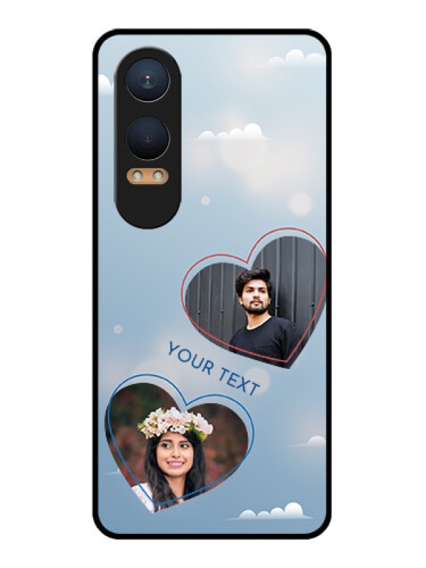Custom OnePlus Nord Ce 4 Lite 5G Custom Glass Phone CaseBlue Color Couple Design