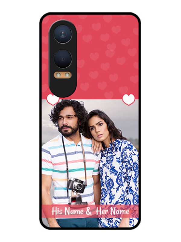 Custom OnePlus Nord Ce 4 Lite 5G Custom Glass Phone CaseSimple Love Design